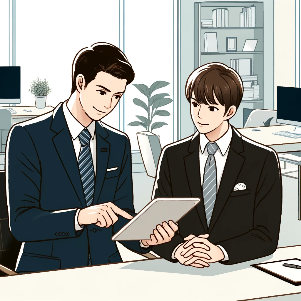 宮崎県宮崎市の株式会社宮崎開発が、ITサービスの営業担当者を募集、OJTで丁寧に指導、顧客満足がやりがいになるシーン